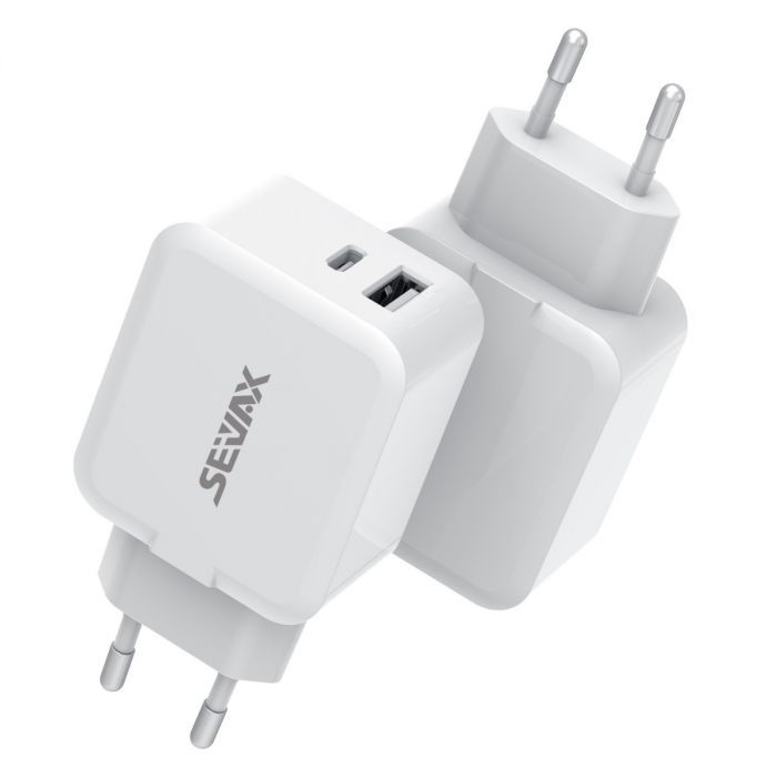 Forventning sandhed telex SeiyaX USB A+USB C Dual Plug European Standard Charger