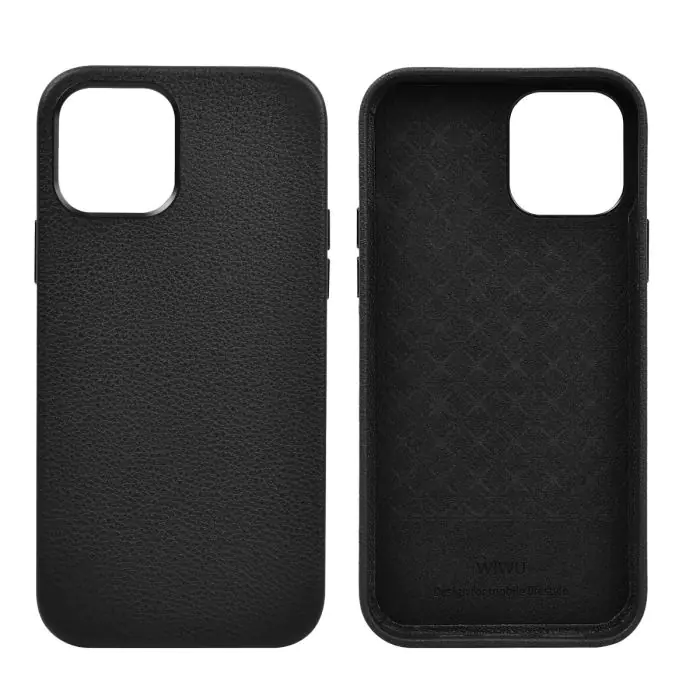 Calfskin Genuine Leather iphone13 Case 6.1''